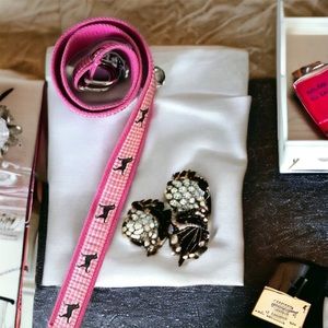 The Black Dog small pink D ring belt